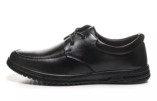 Туфли мужские низкие черные Warrior