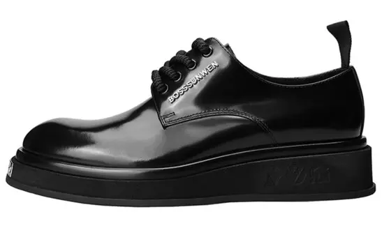 Туфли мужские низкие черный Bosssunwen