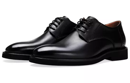 Туфли мужские низкие черный Bosssunwen