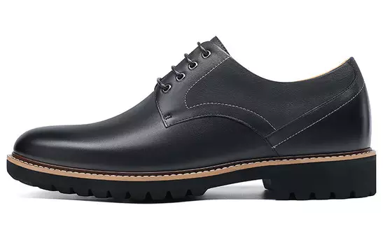 Туфли мужские низкие черный He Jinchang