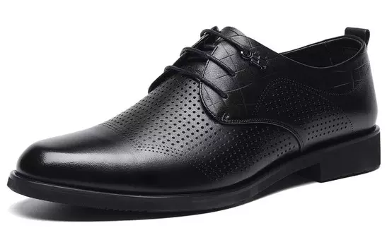 Туфли мужские низкие черный Hla