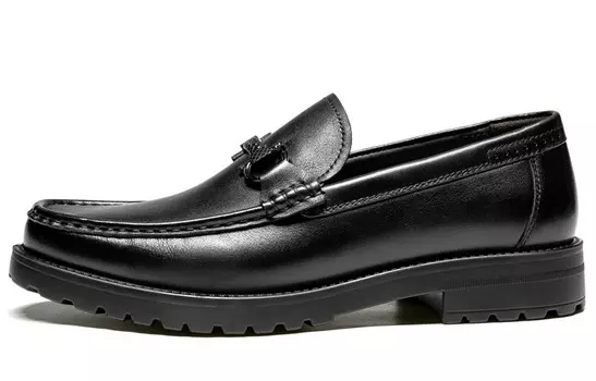 Туфли мужские низкие черный Leaveland