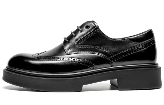 Туфли мужские низкие черный Leaveland