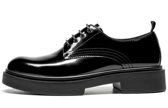 Туфли мужские низкие черный Leaveland