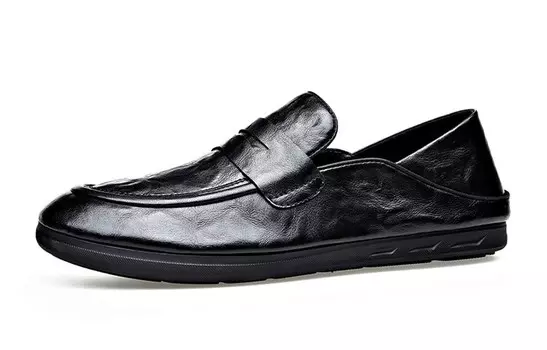 Туфли мужские низкие черный Liangguan