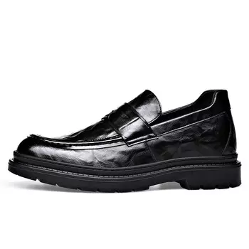 Туфли мужские низкие черный Luomaike