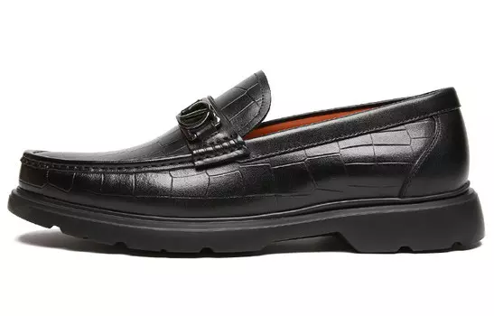 Туфли мужские низкие черный S.T.Dupont