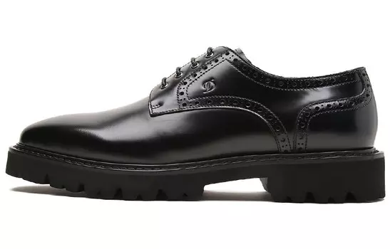 Туфли мужские низкие черный S.T.Dupont