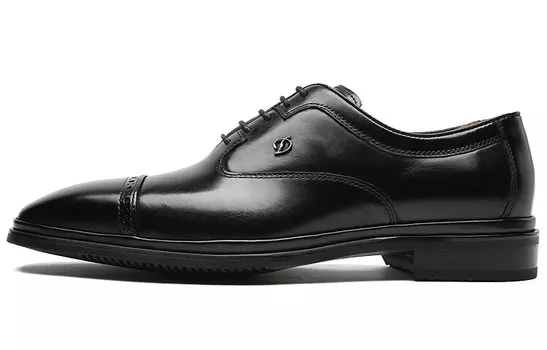 Туфли мужские низкие черный S.T.Dupont