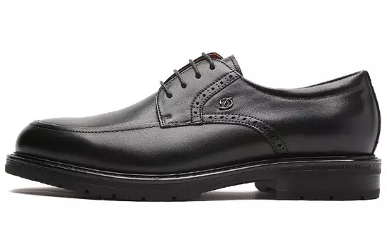 Туфли мужские низкие черный S.T.Dupont