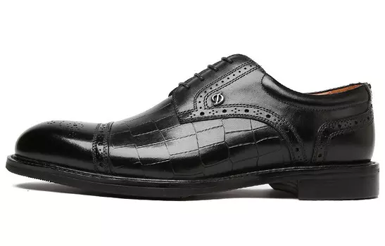 Туфли мужские низкие черный S.T.Dupont