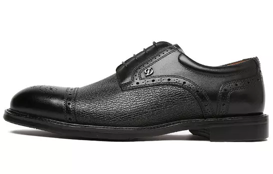 Туфли мужские низкие черный S.T.Dupont