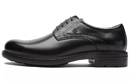 Туфли мужские низкие черный S.T.Dupont