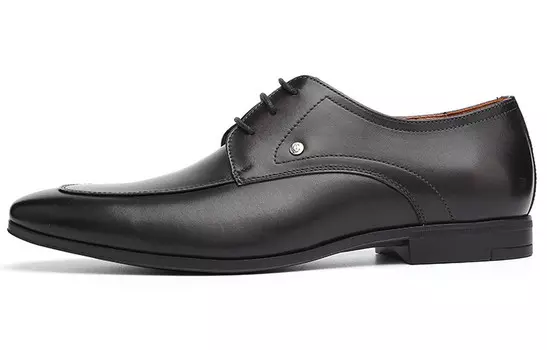 Туфли мужские низкие черный серый Charriol