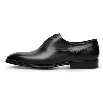 Туфли мужские низкие черный серый Goldlion