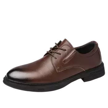 Туфли мужские низкие King Jinmai, цвет Black 61177-KK