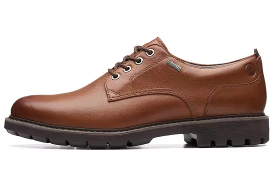 Туфли мужские низкие коричневые Clarks