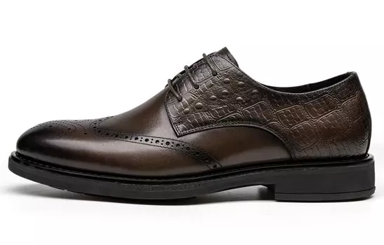 Туфли мужские низкие коричневый Leaveland