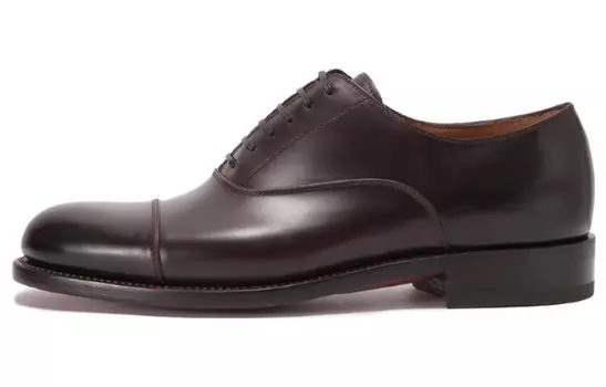 Туфли мужские низкие красные Ferragamo