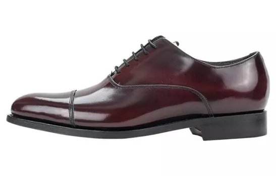 Туфли мужские низкие красный Barker