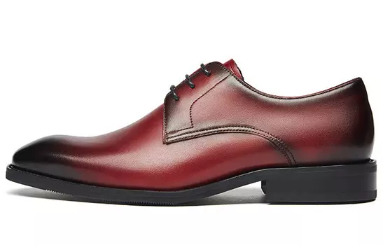 Туфли мужские низкие красный Kangnai