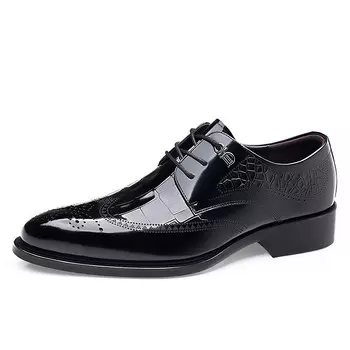 Туфли мужские низкие Luomaike, цвет Burgundy