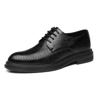 Туфли мужские низкие Mulinsen, цвет SJ788-1 black cutout