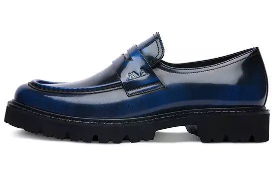 Туфли мужские низкие синие Anthony Miles