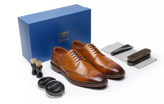 Туфли мужские низкие светло-коричневый Desai