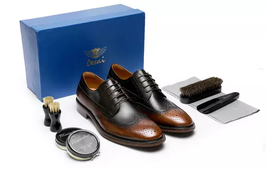 Туфли мужские низкие темно-коричневый Desai