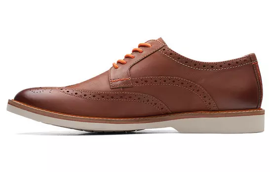 Туфли мужские низкие темно-серые Clarks