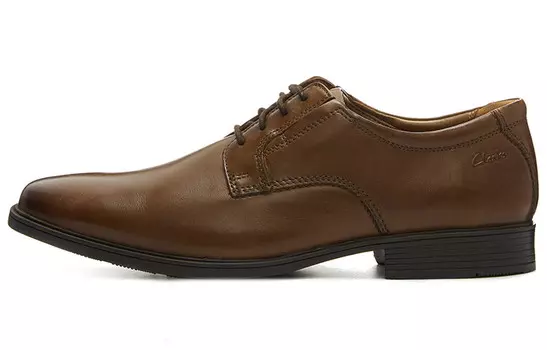 Туфли мужские низкие темно-серые Clarks