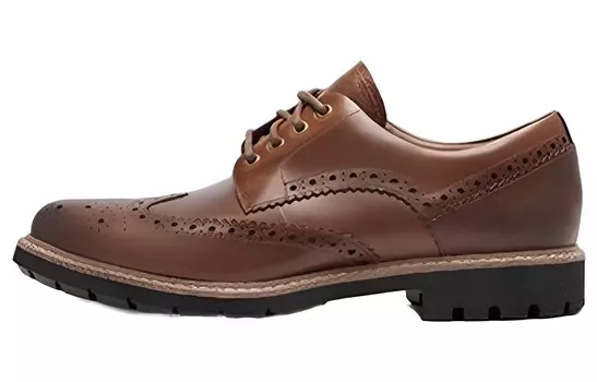 Туфли мужские низкие темно-серые Clarks