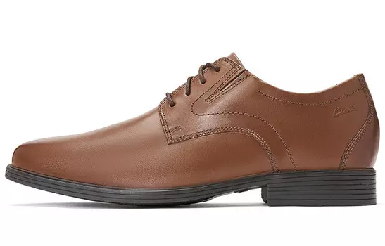 Туфли мужские низкие темно-серые Clarks