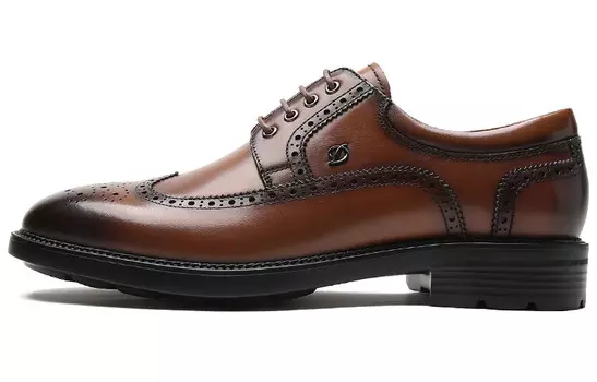 Туфли мужские низкие желто-коричневый S.T.Dupont