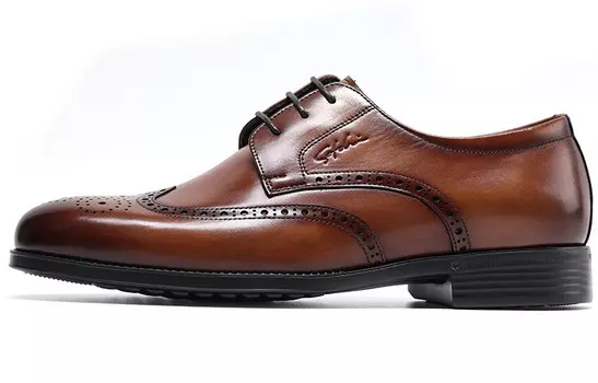 Туфли мужские низкие желто-коричневый Satchi