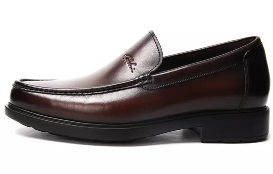 Туфли мужские с низким верхом цвета кофе Satchi, цвет Coffee