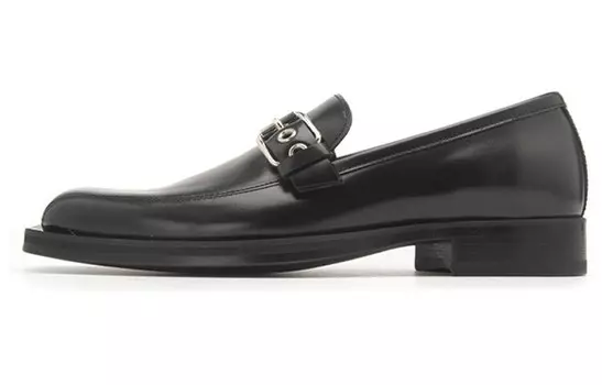 Туфли мужские Versace на каблуке, черный