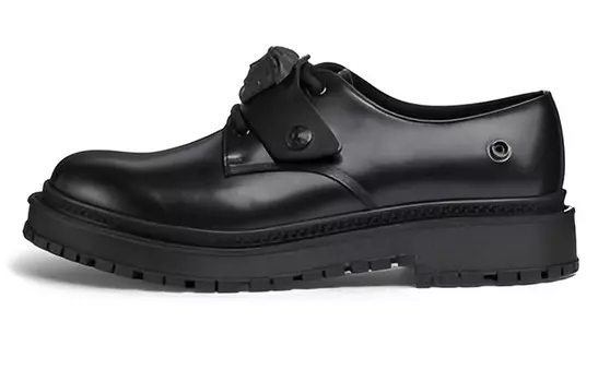 Туфли мужские Versace с застежкой, черный