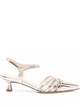 Туфли на блочном каблуке Anna F., золотой