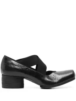 Туфли на блочном каблуке Uma Wang, черный