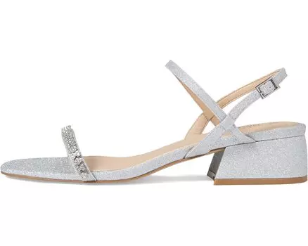 Туфли на каблуках Aaliyah Jewel Badgley Mischka, серебро