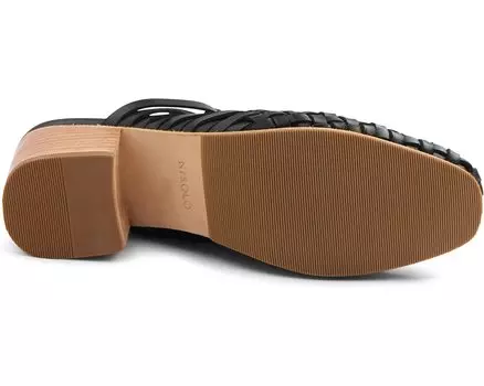 Туфли на каблуках All-Day Woven Heeled Mule Nisolo, черный