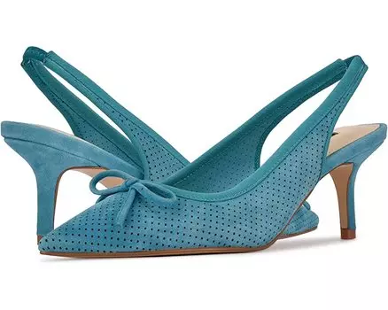 Туфли на каблуках Aperf Nine West, бирюзовый