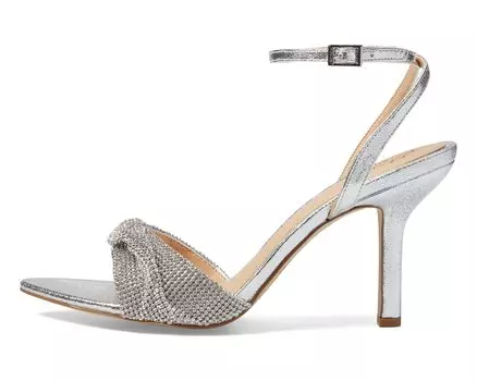 Туфли на каблуках April Jewel Badgley Mischka, серебро
