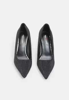 Туфли на каблуках Bata, черный