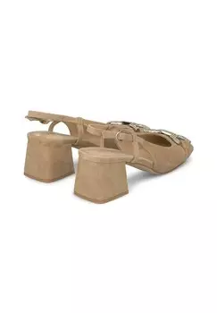 Туфли на каблуках Cierre Hebilla Alma en Pena, верблюжий