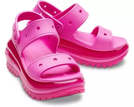 Туфли на каблуках Classic Mega Crush Sandal Crocs, сок