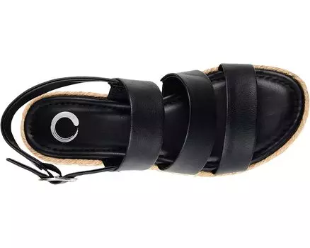 Туфли на каблуках Comfort Foam Robyn Sandal Journee Collection, черный