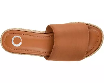 Туфли на каблуках Comfort Foam Rosey Sandal Journee Collection, тан